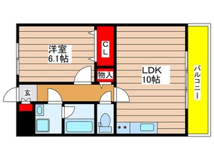 ルペルティア植田の物件間取画像